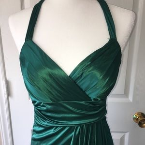 Emerald Green Evening Gown